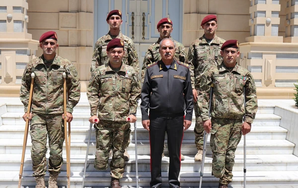 Vətən müharibəsi iştirakçıları, o cümlədən qazilər ilə görüş keçirilib - FOTO