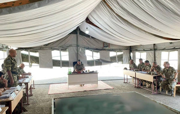 Azərbaycan Ordusunda briqada komanda-qərargah təlimi keçirilir - FOTO