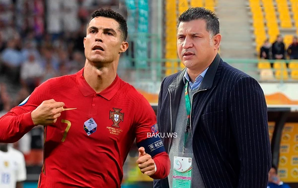 İranın sabiq futbolçusu Kriştianu Ronaldonu təbrik etdi