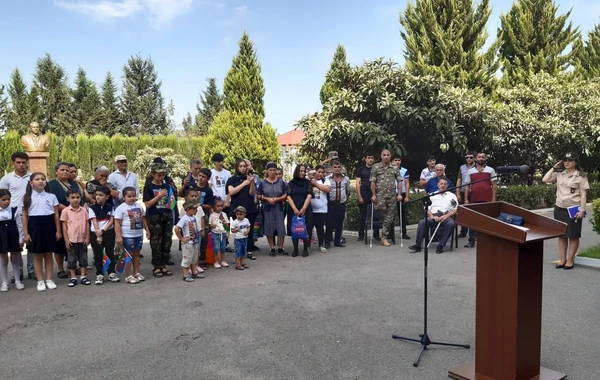 FHN Qarabağ Regional Mərkəzində şəhid və qazi övladları üçün “açıq qapı günü” keçirilib - FOTO