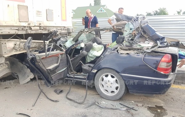 Тяжелое ДТП в Агдаше, есть погибшие - ФОТО