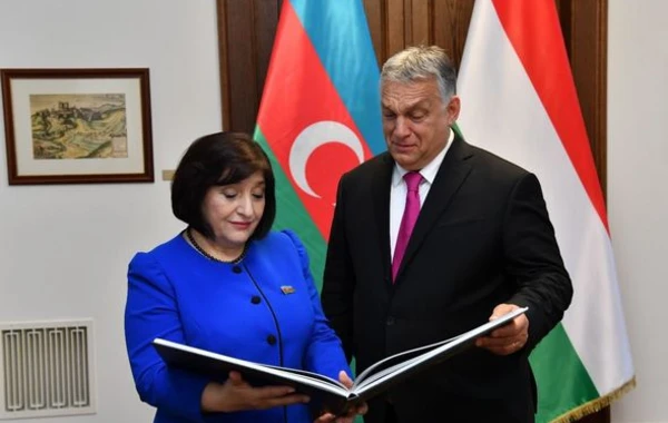 Sahibə Qafarova Macarıstanın baş naziri ilə görüşdü - FOTO