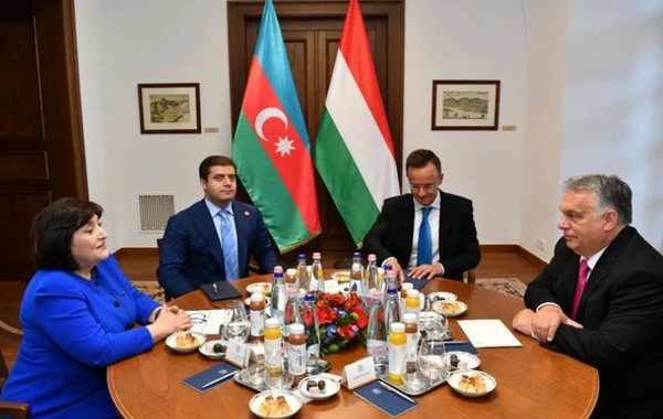 Sahibə Qafarova Macarıstanın baş naziri ilə görüşdü - FOTO