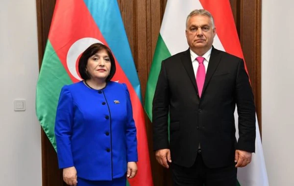 Sahibə Qafarova Macarıstanın baş naziri ilə görüşdü - FOTO