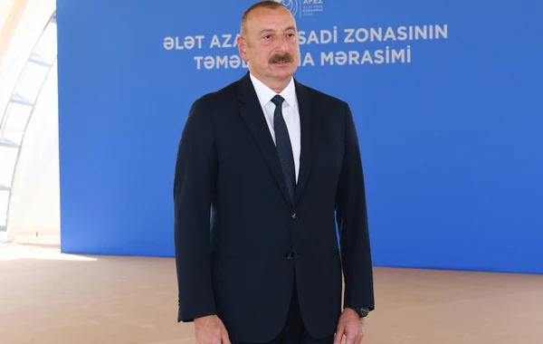 İlham Əliyev Ələt Azad İqtisadi Zonasının təməlini qoydu - FOTO - VİDEO