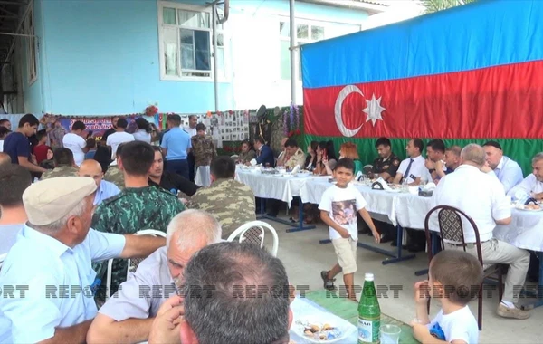 Vətən müharibəsinin qəhrəman şəhidinin anım mərasimi keçirilib - FOTO