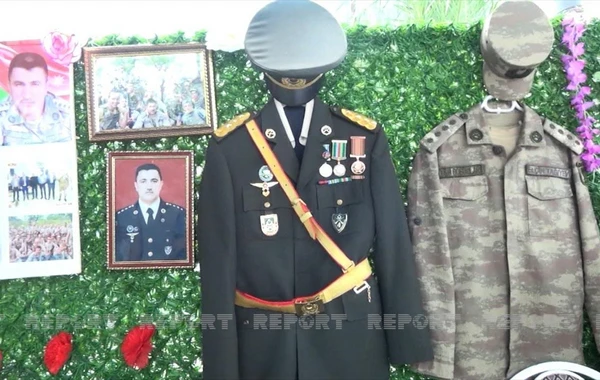 Vətən müharibəsinin qəhrəman şəhidinin anım mərasimi keçirilib - FOTO