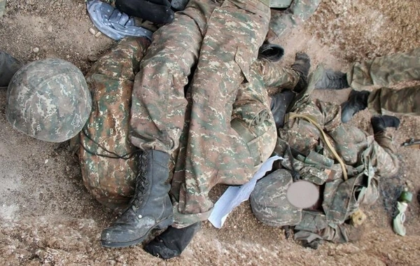 Qarabağda erməni hərbçilərin meyitlərinin qalıqları tapıldı