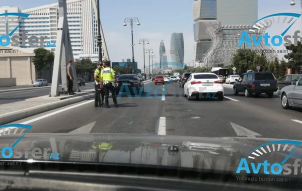Bakıda zəncirvari qəza: “Range Rover”, BMW, Mercedes... - FOTO
