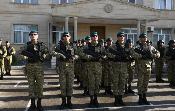 Azərbaycan sərhədçilərinə orden və medallar təqdim edilib - FOTO