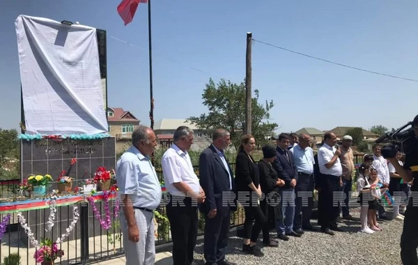 Vətən müharibəsi şəhidinin adına bulağın açılışı oldu - FOTO