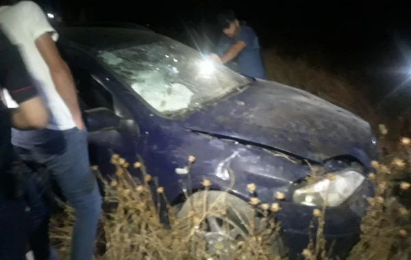 Tovuzda sürücü idarəetməni itirdi, avtomobil aşdı - FOTO