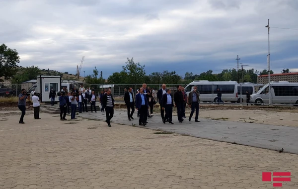 Xarici diplomatlar Şuşada Qazançı kiləsində olublar - FOTO