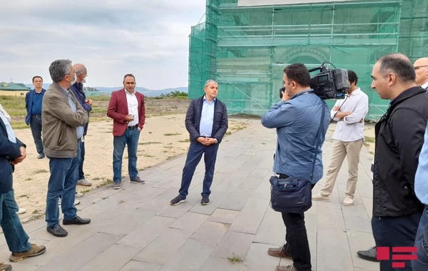 Xarici diplomatlar Şuşada Qazançı kiləsində olublar - FOTO
