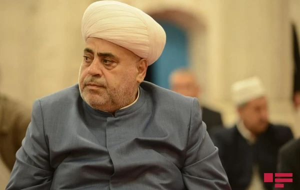 Din xadimləri Şuşada Yuxarı Gövhər Ağa məscidində namaz qılıblar - FOTO