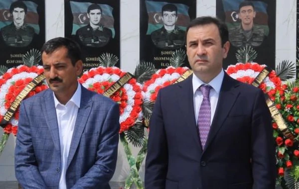 İsmayıllıda şəhidlərin xatirəsinə inşa edilən abidə kompleksinin açılışı oldu - FOTO