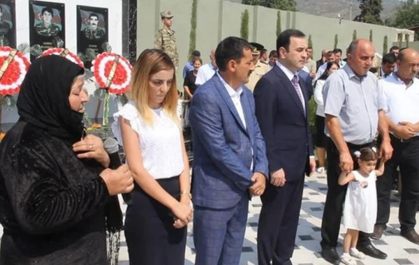 İsmayıllıda şəhidlərin xatirəsinə inşa edilən abidə kompleksinin açılışı oldu - FOTO