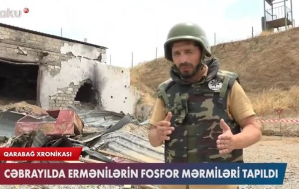 “Qarabağ Xronikası”: Cəbrayılda tapılan fosfor mərmilərinin EKSKLÜZİV görüntüləri - VİDEO