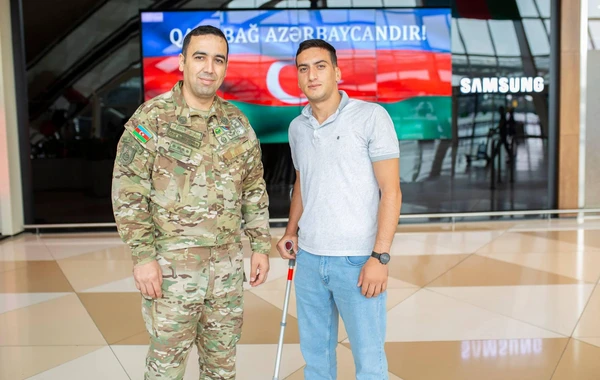 Ağır yaralanan daha 8 qazimiz Türkiyəyə göndərilib - FOTO