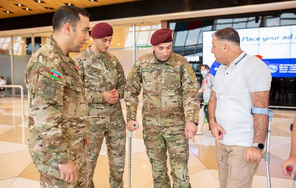 Ağır yaralanan daha 8 qazimiz Türkiyəyə göndərilib - FOTO