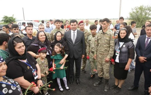 Xaçmazda “Şəhidlər bulağı” istifadəyə verildi - FOTO