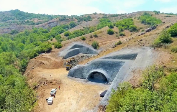 Yeni Əhmədbəyli-Füzuli-Şuşa avtomobil yolunda tunellərin inşası başlayıb - FOTO