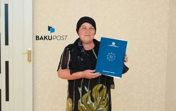 Prezident qadın şəhidimizin ailəsinə ev bağışladı – FOTO