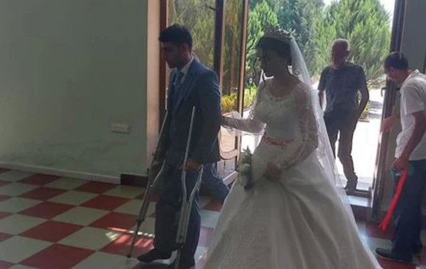 Vətən müharibəsi qazisinin toyu oldu - FOTO