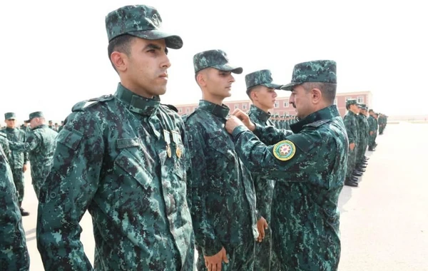 Vətən müharibəsinin iştirak­çısı olmuş bir qrup sərhədçi ehtiyata buraxıldı - FOTO