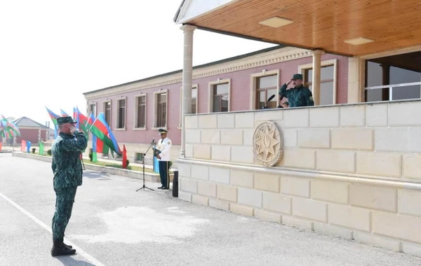 Vətən müharibəsinin iştirak­çısı olmuş bir qrup sərhədçi ehtiyata buraxıldı - FOTO