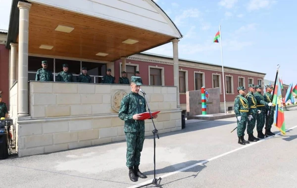 Vətən müharibəsinin iştirak­çısı olmuş bir qrup sərhədçi ehtiyata buraxıldı - FOTO