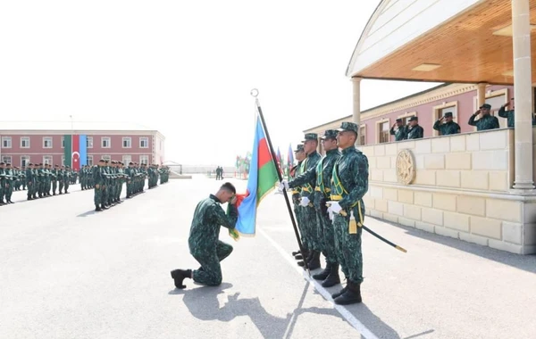 Vətən müharibəsinin iştirak­çısı olmuş bir qrup sərhədçi ehtiyata buraxıldı - FOTO