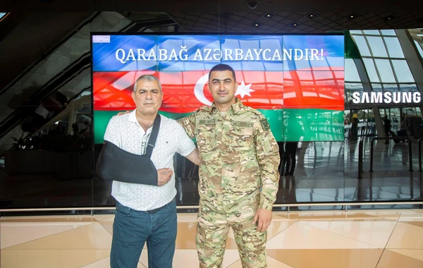 Шестеро участников Отечественной войны вернулись на родину после лечения в Турции - ФОТО