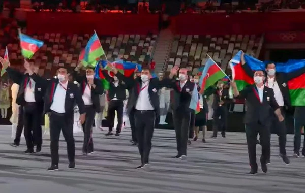 Tokio-2020: Azərbaycan nümayəndə heyəti paraddan keçdi - FOTO