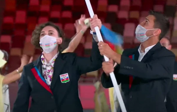 Tokio-2020: Azərbaycan nümayəndə heyəti paraddan keçdi - FOTO