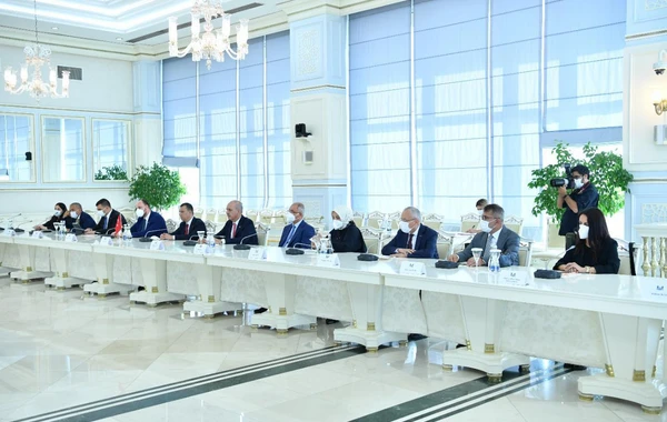 Sahibə Qafarova AKP nümayəndə heyəti ilə görüşdü - FOTO