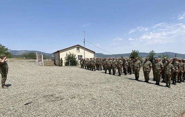Xocalı ərazisində yeni hərbi hissənin açılışı olub - VİDEO