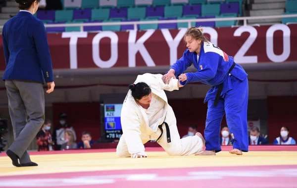 Tokio-2020: İrina Kindzerska yarımfinala yüksəlib, Kokauri medalsız qalıb