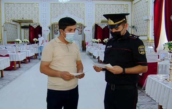 Tovuzda polis şadlıq saraylarında monitorinq keçirib - FOTO