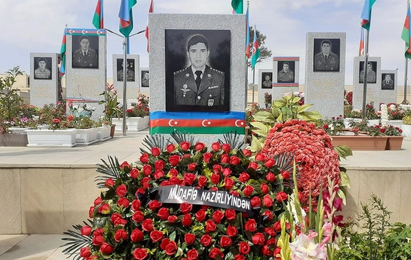 Şəhid zabitin anım günü qeyd edilib - FOTO