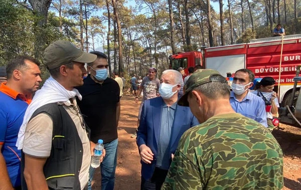 Türkiyədə olan FHN yanğınsöndürənləri yanğınlarla mübarizəni davam etdirir - FOTO/ VİDEO