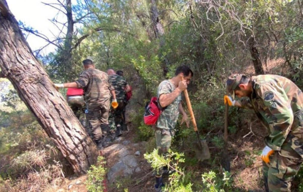 Türkiyədə olan FHN yanğınsöndürənləri yanğınlarla mübarizəni davam etdirir - FOTO/ VİDEO