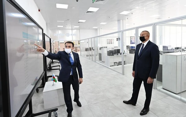 Ильхам Алиев принял участие в открытии очередного центра ASAN xidmət в Баку
