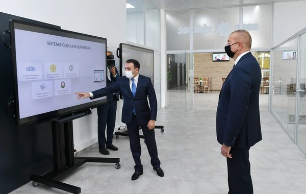 Ильхам Алиев принял участие в открытии очередного центра ASAN xidmət в Баку