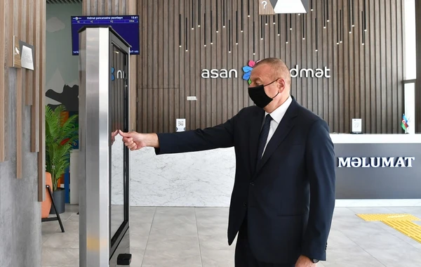 Prezident İlham Əliyev 6 saylı Bakı “ASAN xidmət” mərkəzinin açılışında iştirak edib