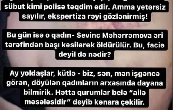 Murad Arif od püskürdü: “İşgəncə görən qadınların arxasında dayana bilmirik” - FOTO