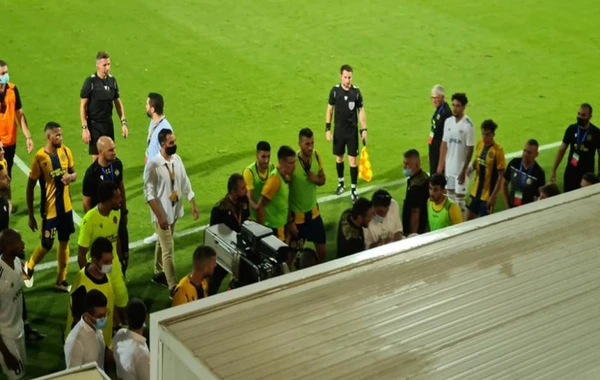 AEL - "Qarabağ" oyununda TƏXRİBAT, yunanlar qeyri-etik hərəkətlərə əl atdı