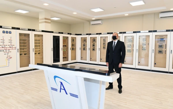 Ильхам Алиев принял участие в открытии капитально реконструированной подстанции "Сураханы" - ФОТО
