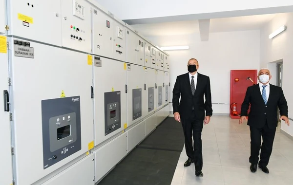 İlham Əliyev “Suraxanı” yarımstansiyasının açılışında iştirak edib - FOTO