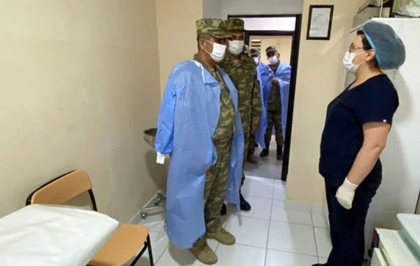 Министр обороны осмотрел военно-медицинские учреждения в Кельбаджарском и Лачинском районах - ФОТО/ВИДЕО